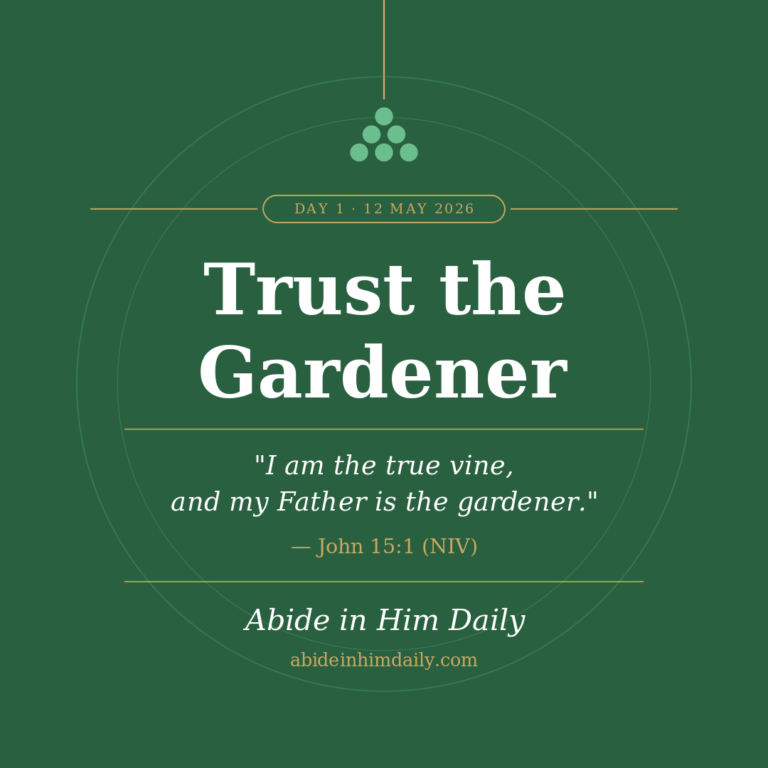 Trust the Gardener