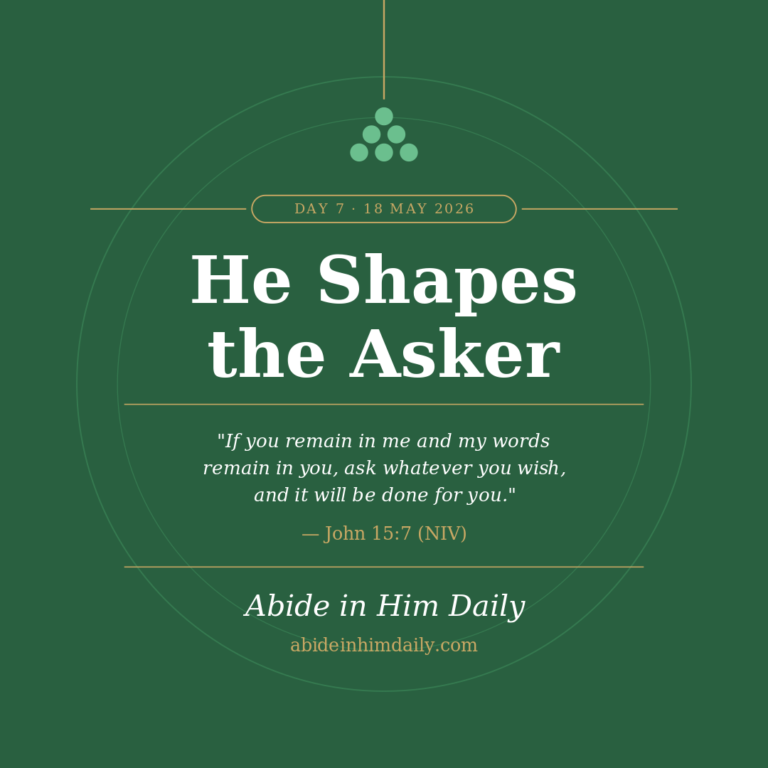 He Shapes the Asker
