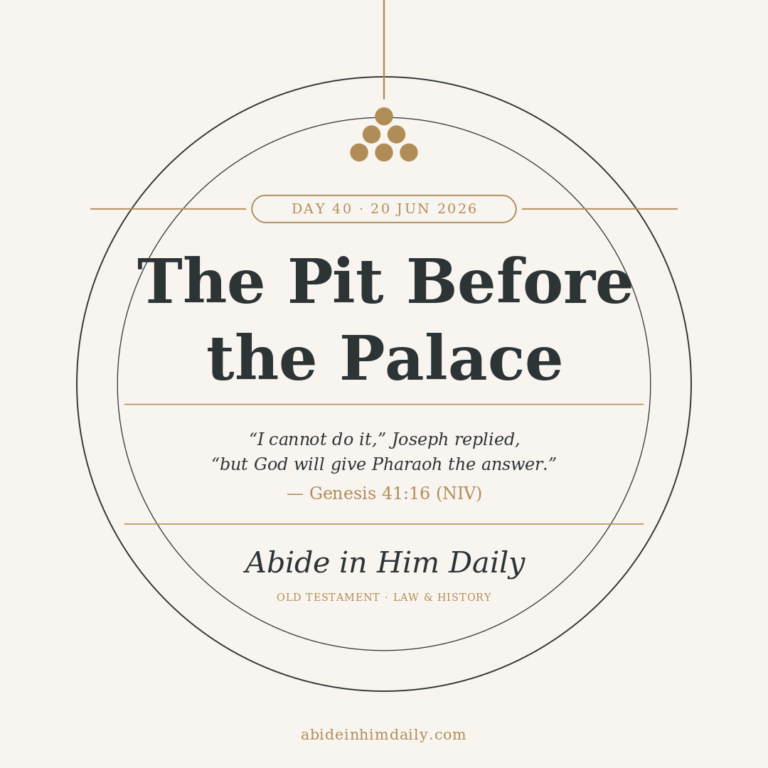 The Pit Before the Palace