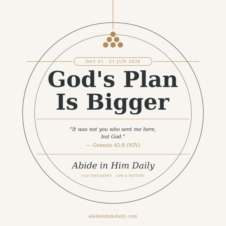God’s Plan Is Bigger