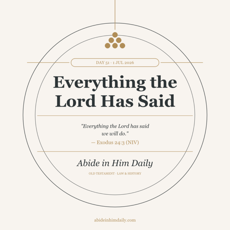 Everything the Lord Has Said