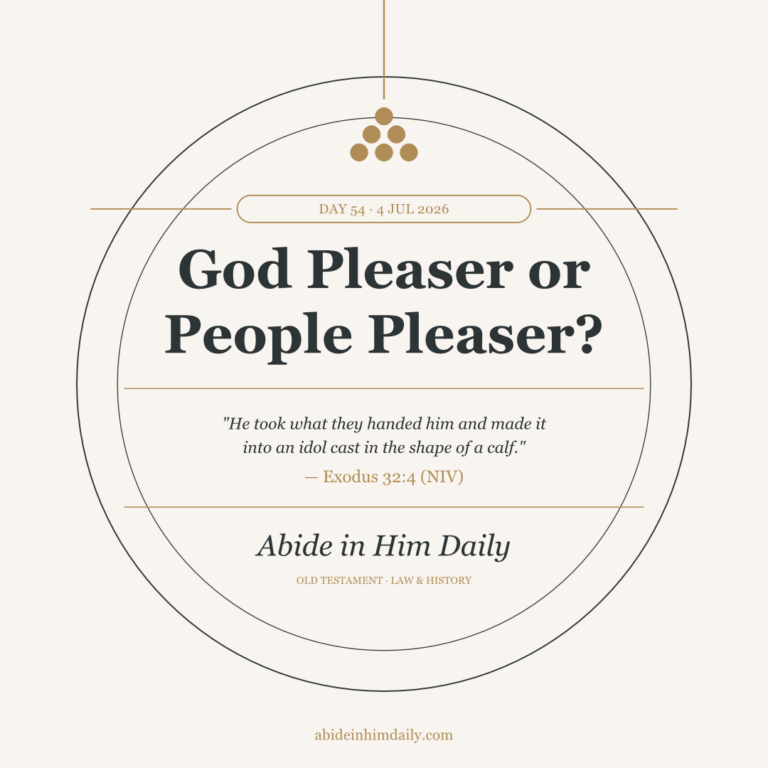 God Pleaser or People Pleaser?